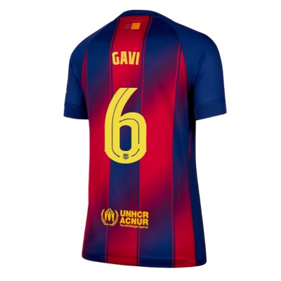 Billiga Fotbollskläder FC Barcelona Hemmatröja 2025/26 Dam Paez Gavi 6