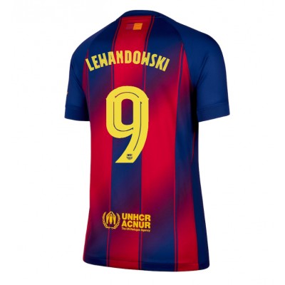 Billiga Fotbollskläder FC Barcelona Hemmatröja 2025/26 Dam Robert Lewandowski 9