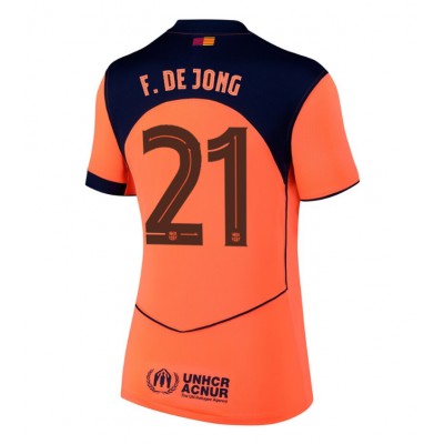 Fotbollströjor Dam FC Barcelona Tredjetröja 2025/26 med tryck Frenkie de Jong 21