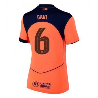 Billiga Fotbollströja Dam FC Barcelona Tredjetröja 2025/26 Paez Gavi 6