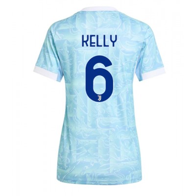 Juventus Dam Bortatröja 2025/26 Fotbollströjor med tryck Lloyd Kelly 6