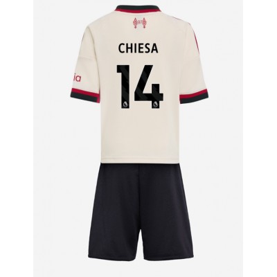 Billiga Fotbollströjor Barn Liverpool Bortaställ 2025/26 Federico Chiesa 14