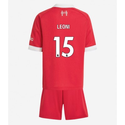 Billiga Fotbollströjor Barn Liverpool Hemmaställ 2025/26 Set Giovanni Leoni 15