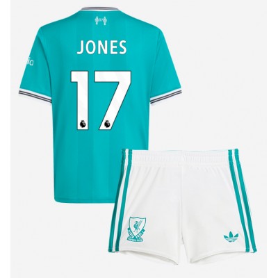 Billiga Fotbollströjor Barn Liverpool Tredjeställ 2025/26 Kit Curtis Jones 17