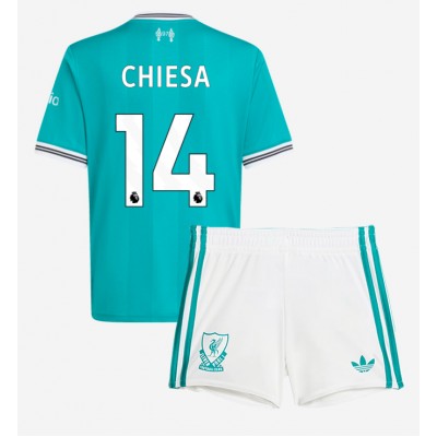 Billiga Fotbollströjor Barn Liverpool Tredjeställ 2025/26 Federico Chiesa 14