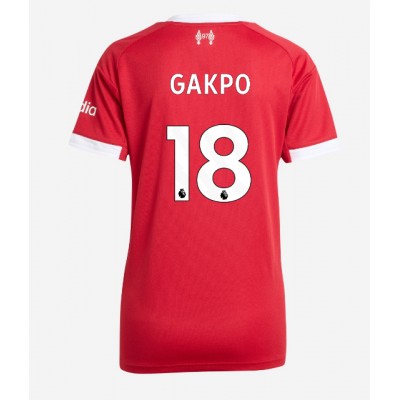 Billiga Fotbollströjor Dam Liverpool Hemmatröja 2025/26 Cody Gakpo 18
