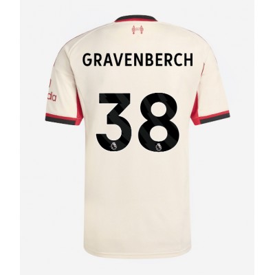 Liverpool Bortatröja 2025/26 Herr Kortärmad Fotbollströja Ryan Gravenberch 38