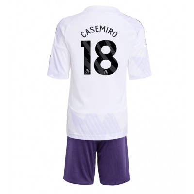 Billiga Fotbollströjor Barn Manchester United Borta 2025/26 Casemiro 18