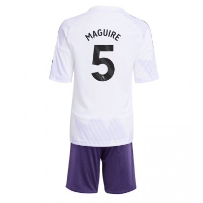 Billiga Fotbollströjor Barn Manchester United Borta 2025/26 Harry Maguire 5