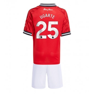 Fotbollströjor Barn Manchester United Hemma 2025/26 med tryck Manuel Ugarte 25