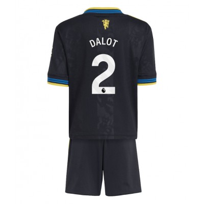 Fotbollskläder Set Barn Manchester United Tredjeställ 2025/26 Diogo Dalot 2
