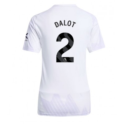 Billiga Fotbollskläder Dam Manchester United Borta 2025/26 Diogo Dalot 2