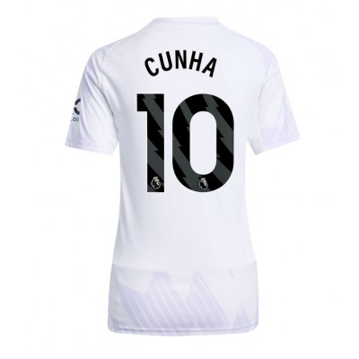 Fotbollströjor Billigt Dam Manchester United Borta 2025/26 Matheus Cunha 10