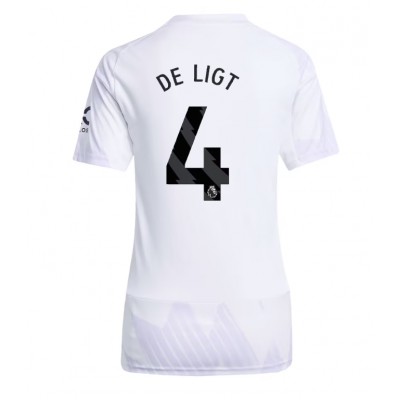 Fotbollströjor Billigt Dam Manchester United Borta 2025/26 Matthijs de Ligt 4