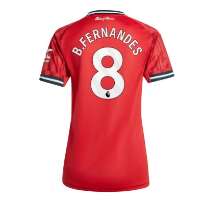Billiga Fotbollströjor Bruno Fernandes 8 Manchester United Hemmatröja 2025/26 Dam