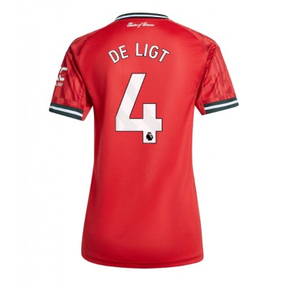 Billiga Fotbollströjor Matthijs de Ligt 4 Manchester United Hemmatröja 2025/26 Dam