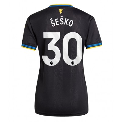 Manchester United Matchtröjor Dam Tredjetröja 2025/26 Benjamin Šeško 30