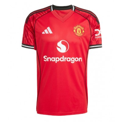 Manchester United tröja Herr 2025/26 Hemma Kortärmad Fotbollströja