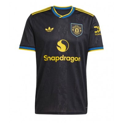 Manchester United tröja Herr 2025/26 Tredje Kortärmad Fotbollströja