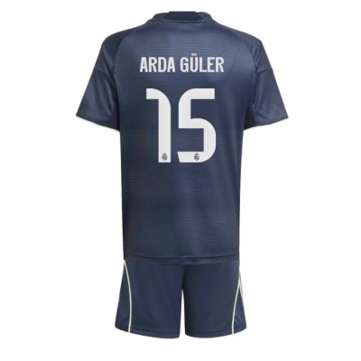 Fotbollssats Real Madrid Borta 2025/26 Barn Arda Güler 15