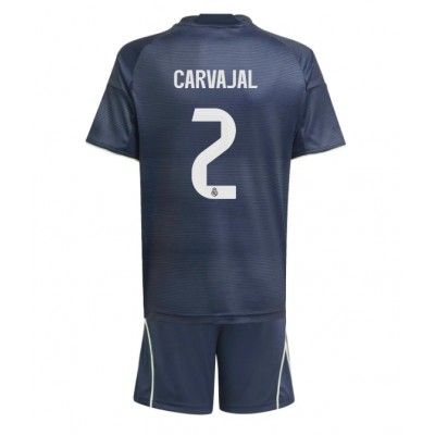Billiga Fotbollströjor Real Madrid Borta 2025/26 Fotbollskläder Set Daniel Carvajal 2