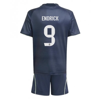 Billiga Fotbollströjor Real Madrid Borta 2025/26 Fotbollskläder Set Barn Endrick 9
