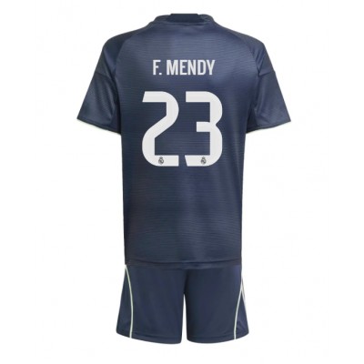 Billiga Fotbollströjor Barn Real Madrid Bortaställ 2025/26 Ferland Mendy 23