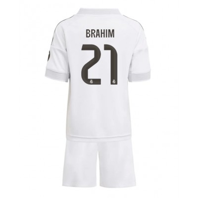 Fotbollskläder Barn Real Madrid Hemmaställ 2025/26 Brahim Díaz 21