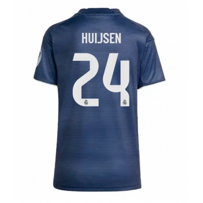 Fotbollströjor Billigt Dam Real Madrid Bortatröja 2025/26 Dean Huijsen 24 Kortärmad