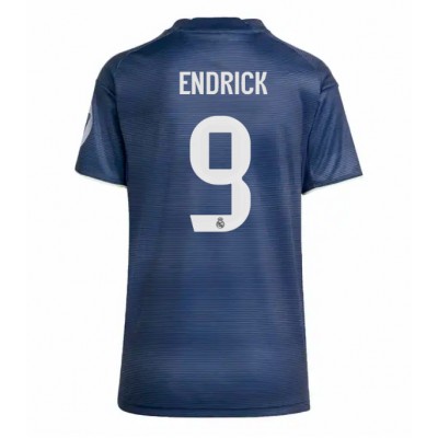 Real Madrid Fotbollströja 2025-26 Bortatröja Kortärmad Dam Endrick 9