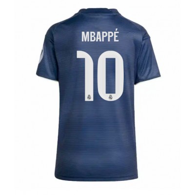 Billiga Fotbollskläder Real Madrid Bortatröja 2025-26 Dam Kylian Mbappé 10