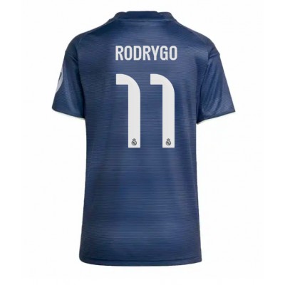 Billiga Fotbollskläder Real Madrid Bortatröja 2025-26 Rodrygo Goes 11