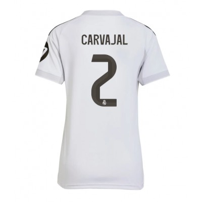 Dam Real Madrid tröja 2025-26 Hemma Kortärmad Daniel Carvajal 2