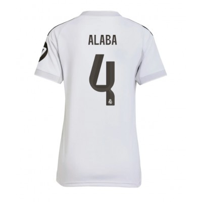 Dam Real Madrid tröja 2025-26 Hemma Kortärmad David Alaba 4