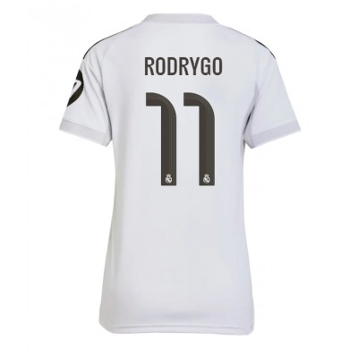 Billiga Fotbollströjor Dam Real Madrid Hemmatröja 2025-26 Kortärmad Rodrygo Goes 11