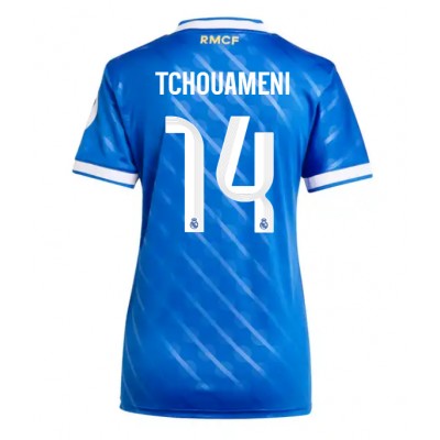 Real Madrid Matchtröjor Dam 2025-26 Tredjetröja Kortärmad Aurelien Tchouameni 14