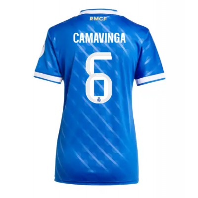 Real Madrid Matchtröjor Dam 2025-26 Tredjetröja Kortärmad Eduardo Camavinga 6