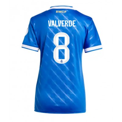 Real Madrid Matchtröjor Dam 2025-26 Tredjetröja Kortärmad Federico Valverde 8