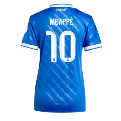 Real Madrid Matchtröjor Dam 2025-26 Tredjetröja Kortärmad Kylian Mbappé 10