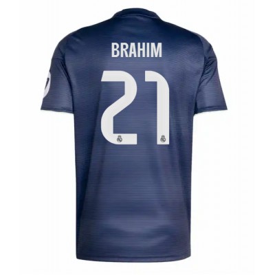 Fotbollskläder Herr Real Madrid Bortatröja 2025/26 Brahim Díaz 21 Kortärmad