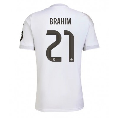Fotbollskläder Herr Real Madrid Hemmatröja 2025/26 Brahim Díaz 21 Kortärmad