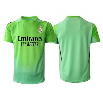 Billiga Fotbollströjor Herr Real Madrid Målvaktströja Bortatröja 2025/26 Kortärmad
