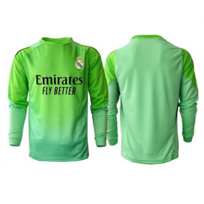 Billiga Fotbollströjor Herr Real Madrid Målvaktströja Bortatröja 2025/26 Långärmad