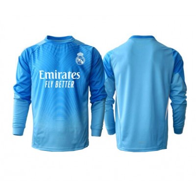 Billiga Fotbollströjor Herr Real Madrid Målvaktströja Hemmatröja 2025/26 Långärmad