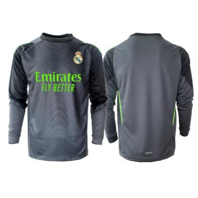 Billiga Fotbollströjor Herr Real Madrid Målvaktströja Tredjetröja 2025/26 Långärmad