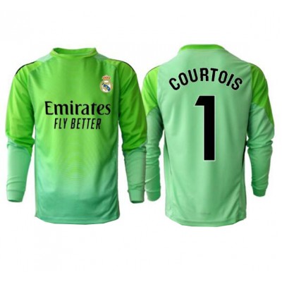 Real Madrid Målvakt Bortatröja Herr 2025/26 Långärmad Thibaut Courtois 1