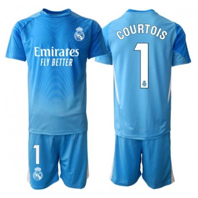 Billiga Fotbollströjor Barn Real Madrid Målvakt Hemmaställ 2025/26 Thibaut Courtois 1