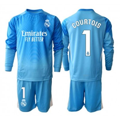 Real Madrid Matchtröjor 2025/26 Målvakt Hemmaställ Barn Thibaut Courtois 1