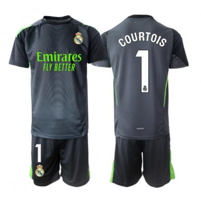 Billiga Fotbollströjor Barn Real Madrid Målvakt Tredjeställ 2025/26 Thibaut Courtois 1