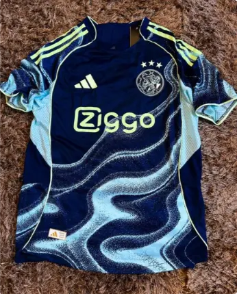 Ajax Bortatroja 2025-26 Herr Fotbollstrojor Med Eget Namn.webp